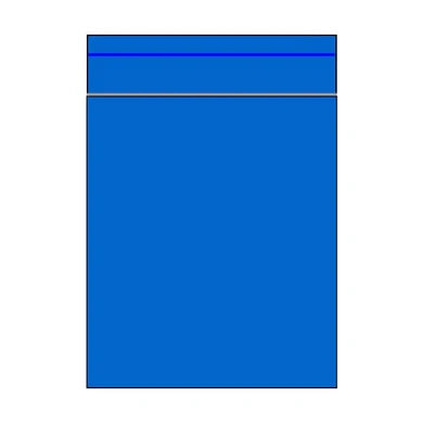 Zip-Lock Bag Blauw 30 X 30 mm 1000 stuks