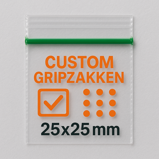 custom gripzakken 25x25