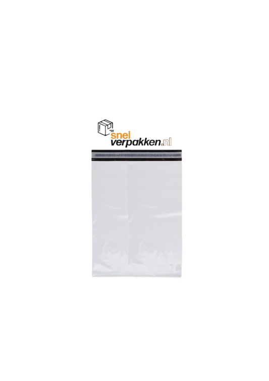 Plastic verzendzak (XS) 165 x 220 mm – 50 micron – Per stuk