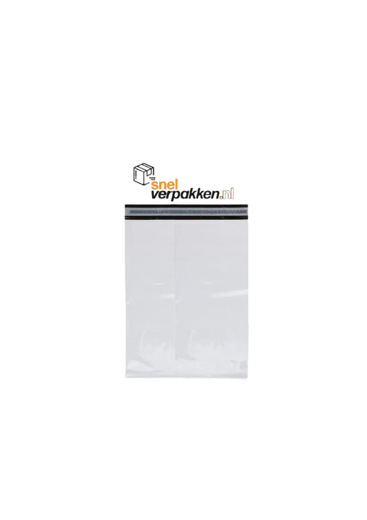Plastic verzendzak (S) 230 x 325 mm – 50 micron – Per stuk